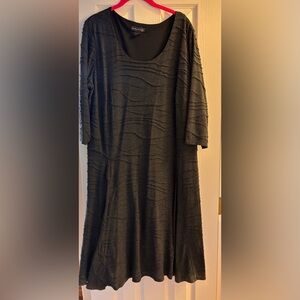 Jessica Howard Charcoal Textured Dress